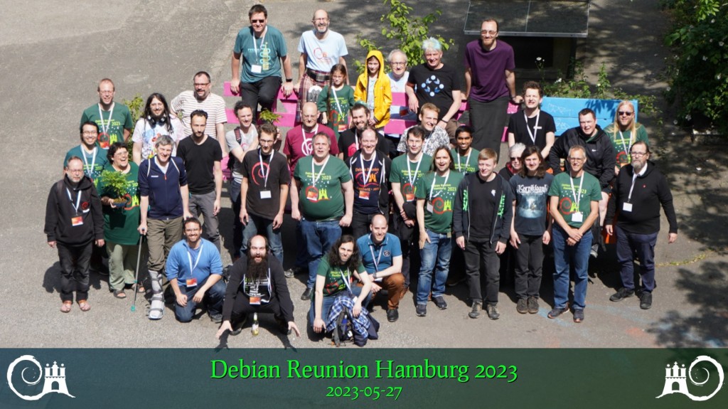 Debian Reunion汉堡2023合影